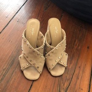 lord&taylor suede studded shoes